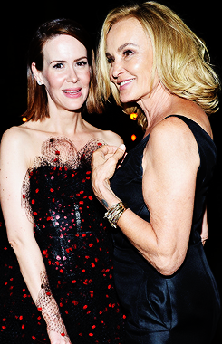  Sarah Paulson and Jessica Lange arrive at the FOX, 20th Century FOX Television,