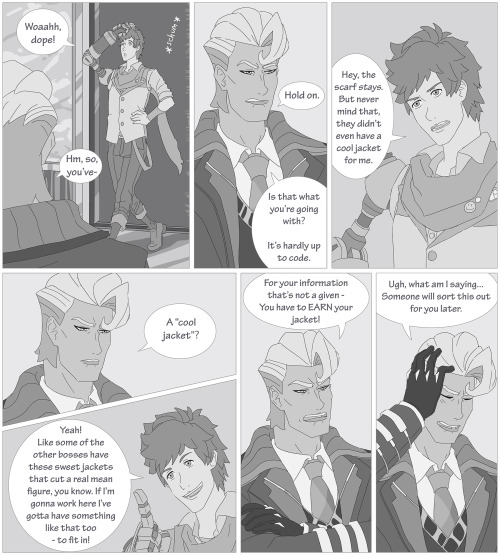 Here Are The Tricky Dialogue Comic Bits For My Chai-tentatively-joins-Vandelay AU -- There Are So Many