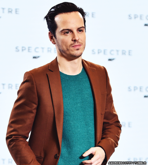 andrewscottt: Andrew Scott edits: [24/∞] ◈ Spectre, Bond 24, press conference.