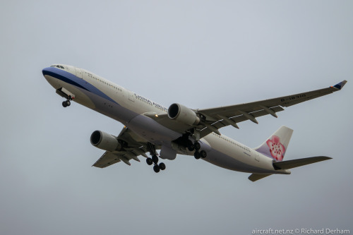 China Airlines A330 leaving Christchurch Type: Airbus A330-332 Registration: B-18310 Location: Chris