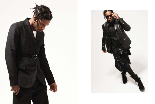 pleasebboy:  A$AP Rocky Fashion Editorial porn pictures