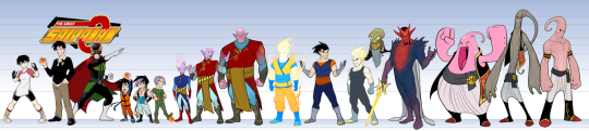 yondaimektabi:  DBZ Line-up by MichaelLeeLunsford