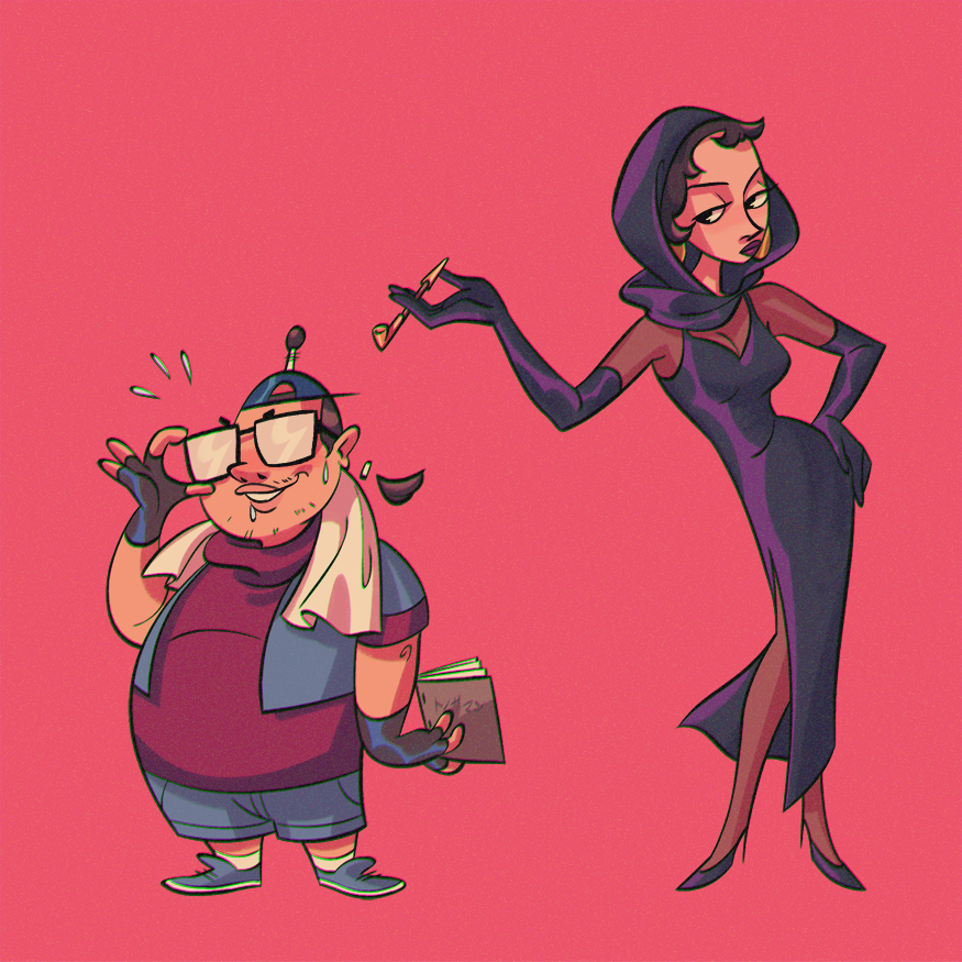 alicenpai:  the usual suspects;fun with shapes and character design ayyy