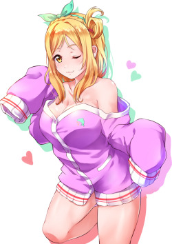 a-titty-ninja:  「Mari Ohara」 by Kanabun