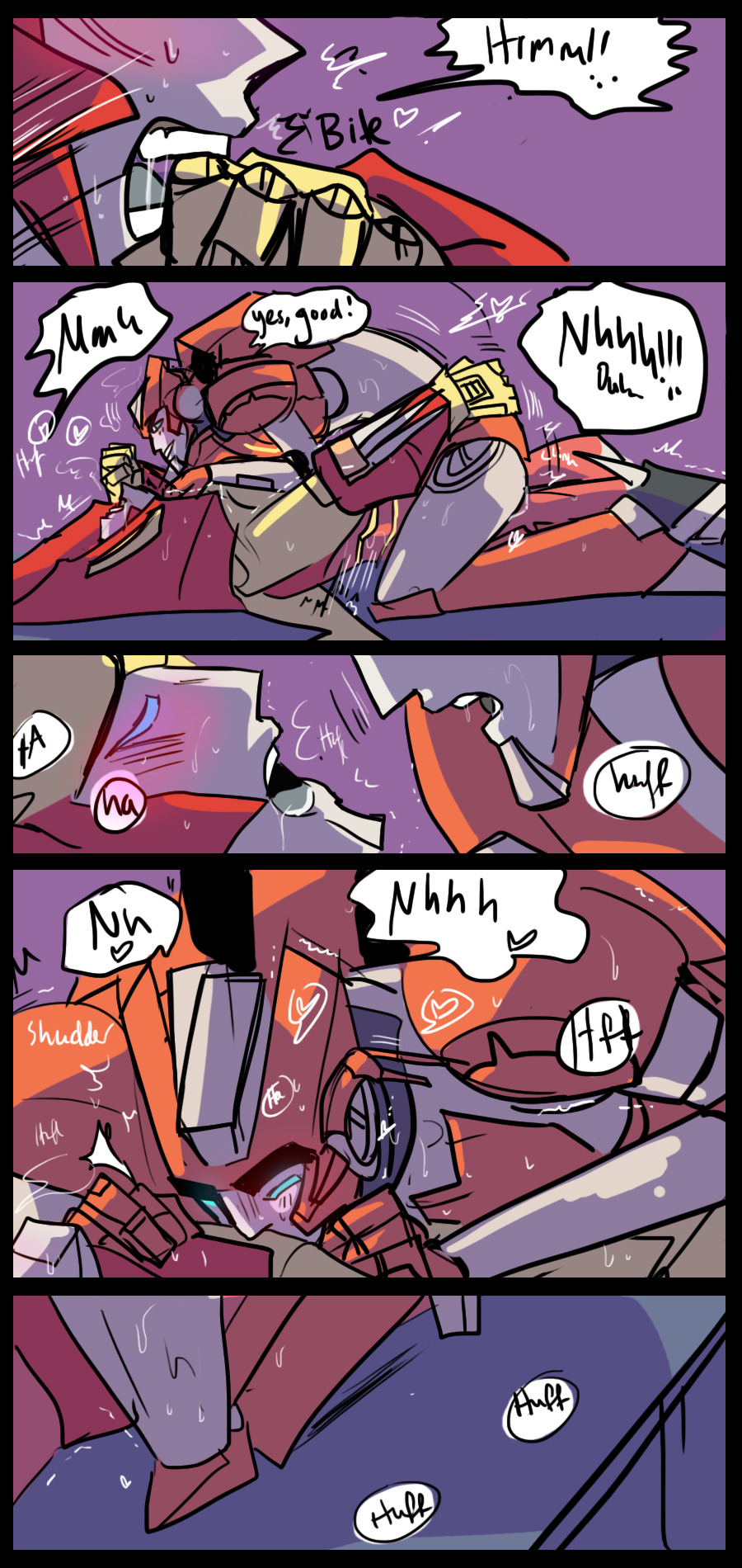 schandbringer:  I’m disgusting, and heavily breathing robots give me life. I know