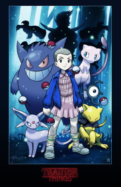 retrogamingblog:  Stranger Things Pokemon