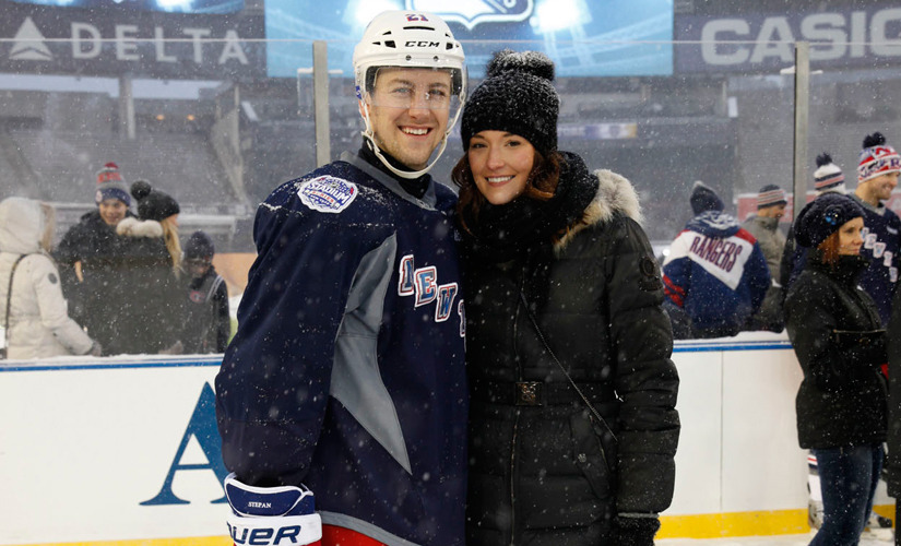 NHL WAGs — Derek Stepan and his fiancee Stephanie Kent