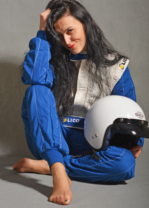 Pantyhose under rally suit