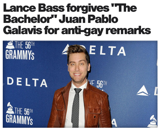 Lance Bass is just a thirsty ass ho.