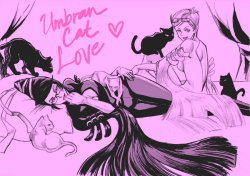 bayonettaxjeanne:  Umbran Cat Love by ~MondoArt