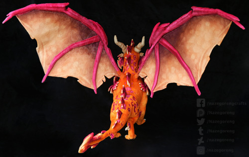 nazegoreng:Handmade Ignitus the dragon plushie. I spent hundreds of hours making this guy, I hope yo