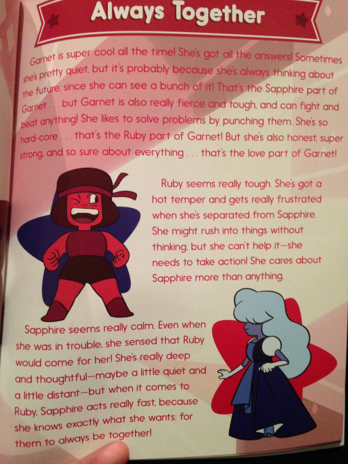 zzleigh:  zzleigh:  gunsteven:  Some more screenies of the SU book   HOLY TOOTS DOES