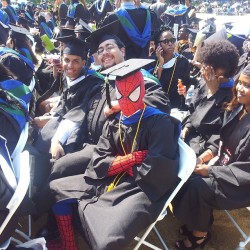 #gradutation with #spiderman