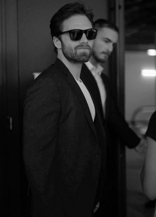 Sebastian Stan The HUGO BOSS Menswear SS18 Runway Show // 2017