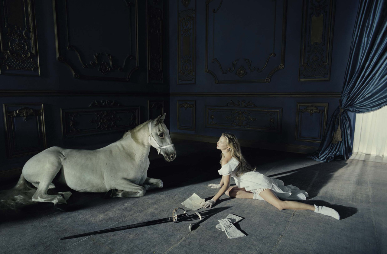 ibbyfashion: Kate Moss by Tim Walker, Vogue Italia 