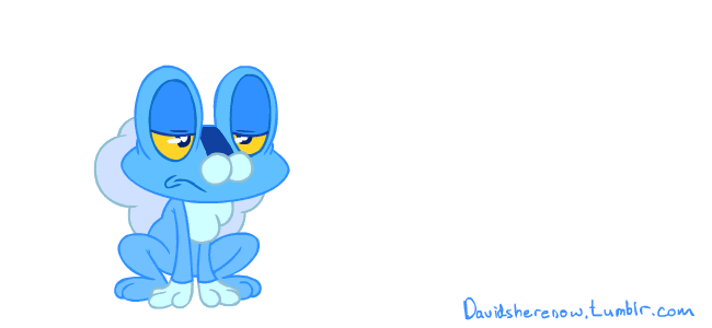 davidsherenow:  &ldquo;Froakie, use bubble!&rdquo; I have to buy a 3DS now.