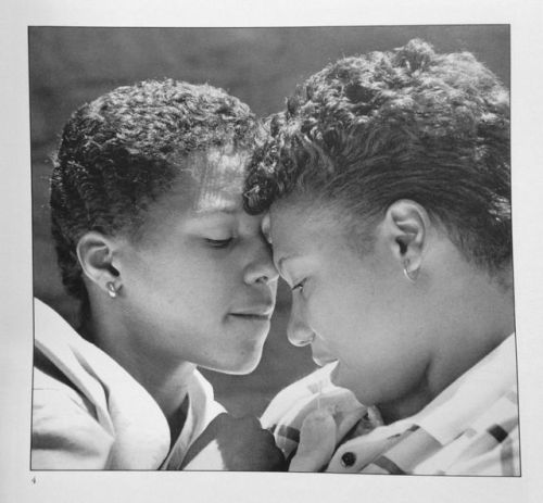 artlgbt:MAKING A WAY: LESBIANS OUT FRONT Archene Turner and Lynn Walker share a sweet moment in the 