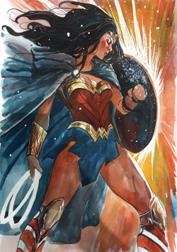 league-of-extraordinarycomics:  Wonder Woman by Stephanie Hans