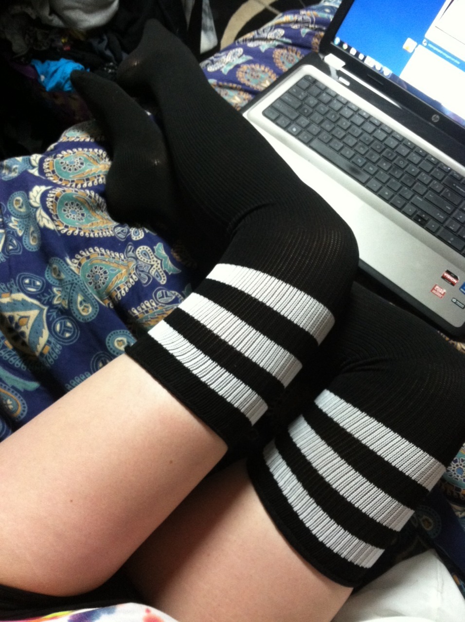 bighairedshenanigans:  All cuddled up with tumblr (: 
