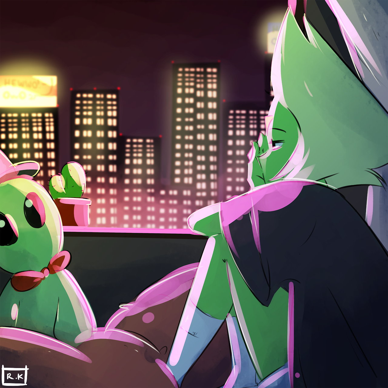 ramenkuma:   (5/5) of commissions are done!  