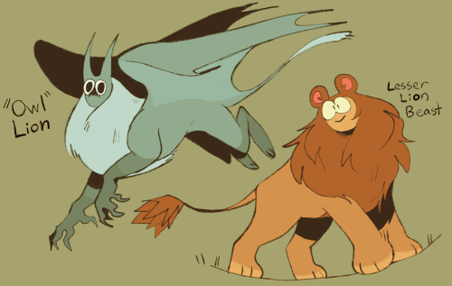 some feline creature concept stuff