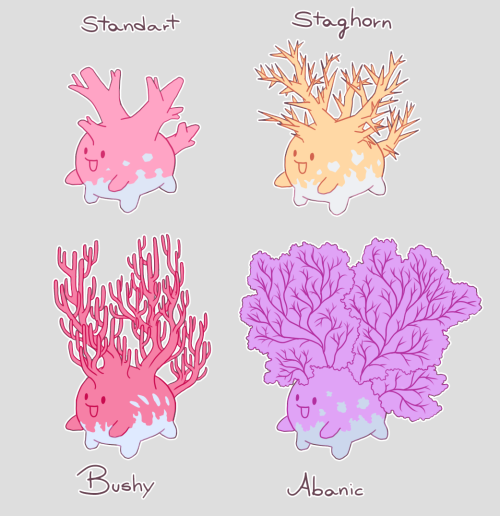 ifyoureinhollandgodutch:Pokémon Variations↳ Corsola