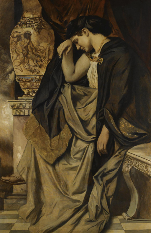 monsieurleprince: Anselm Feuerbach (1829 - 1880) - Medea and the urn, 1873