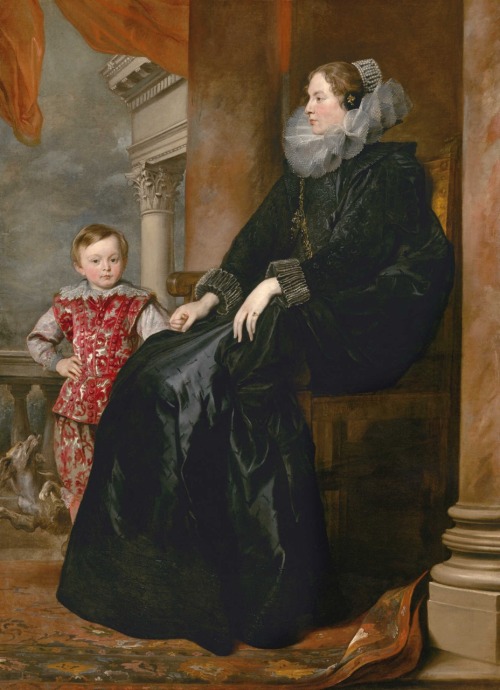 A Genoese Noblewoman and Her Son, 1626, Anthony Van Dyck323/366 Chairs