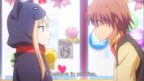 otakukarina:  Mashiro and Shiro believe in panties *^* 