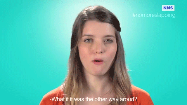 jetpack-jenny:  sizvideos:  Natalia Milano explains why it’s wrong to slap a guy