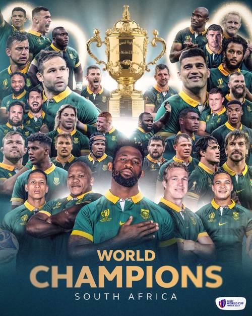 4th Time Rugby World Champions! Yaaas Kings!!! Congratulations! So Proud