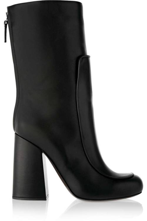 in-those-boots: Victoria Beckham Leather Boots, Black, Women’s US Size: 8.5, Size: 39