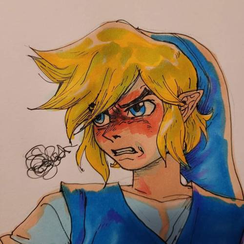 Long time no blue link doodle