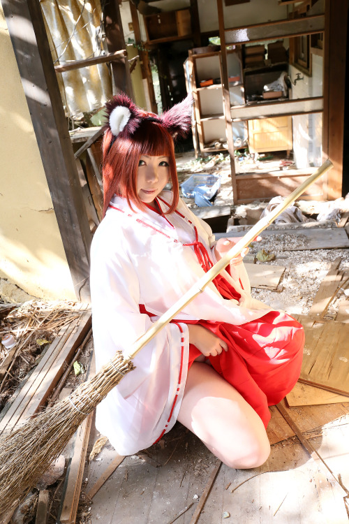 Cute Cosplay GIrl Higurashi Rin (Kitsune-Chan 3) 1-8
