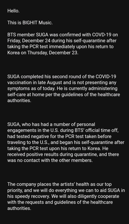 jung-koook: ); get well soon yoongi! we wish you a speedy recovery