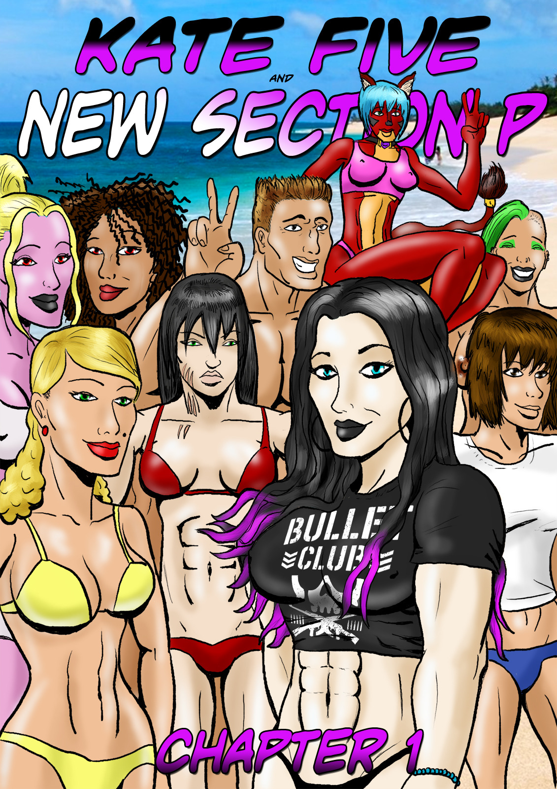 Kate Five and New Section P Chapter 1 Cover by cyberkitten01   The future is now!