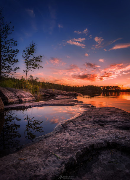 renamonkalou:  Reflections | Lauri Lohi  Lake Haukkajärvi ~ Helvetinjärvi National park ~ Southern F
