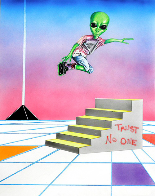 Painting by Michelle Devereux