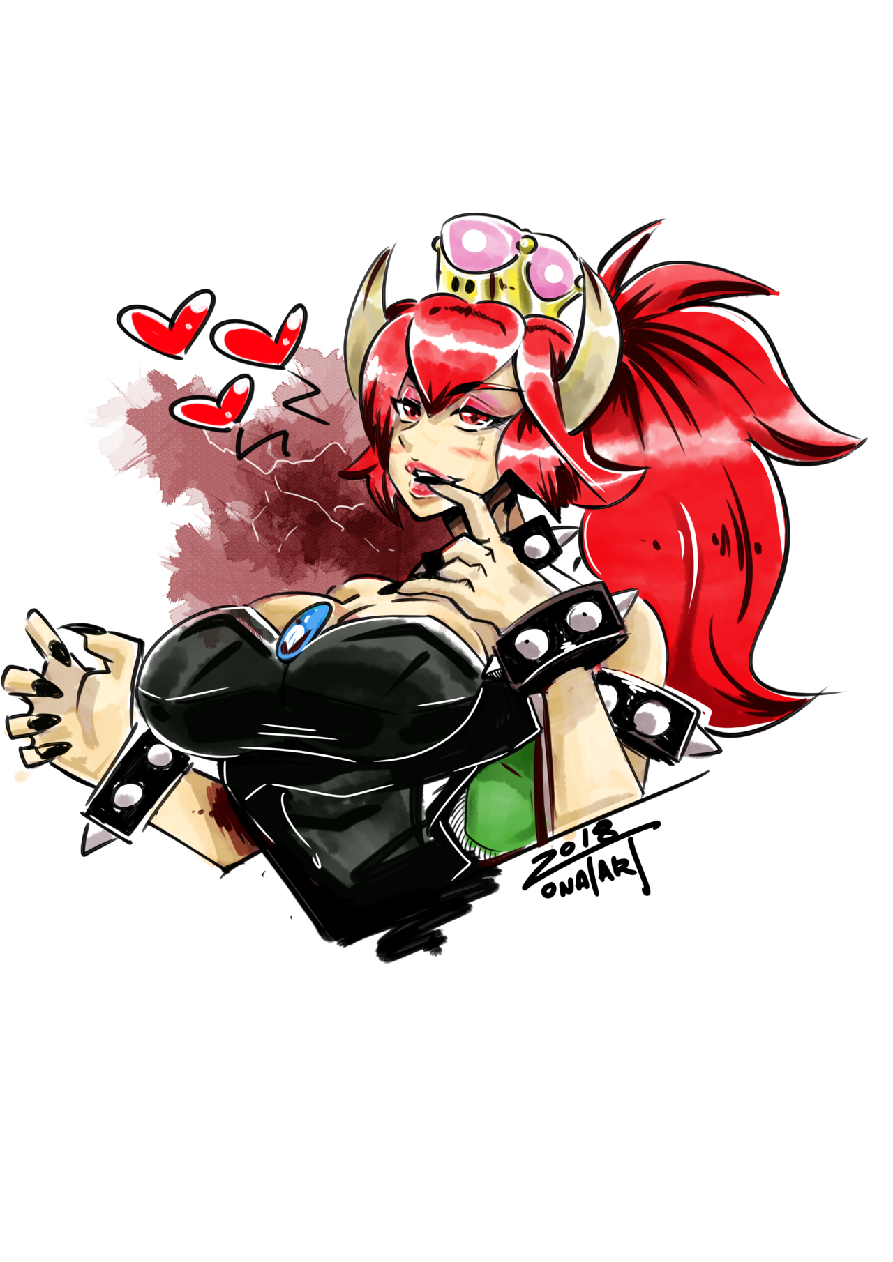 nat2art:there will be a swap coming, here’s more of bowsette. &lt; |D’‘‘‘‘‘