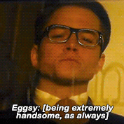 egertontarons:endless gifs of taron egerton being extremely handsome: extremely handsome spy man wit