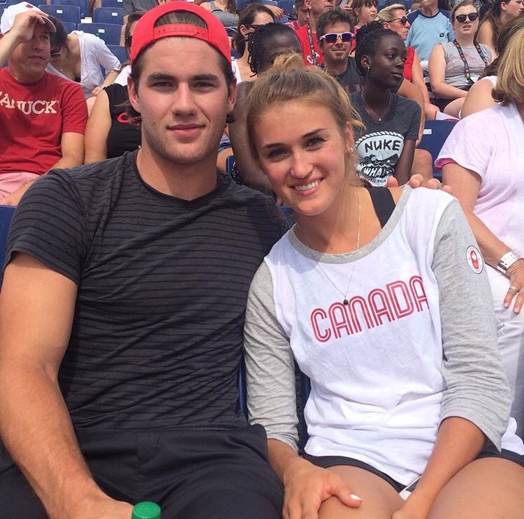 Wives and Girlfriends of NHL players — Audrey Dionne & Samuel Morin