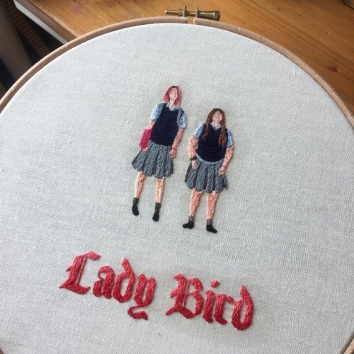 Lady Bird ❤️ #hyeinembroidery #ladybird (at Sacramento, California)