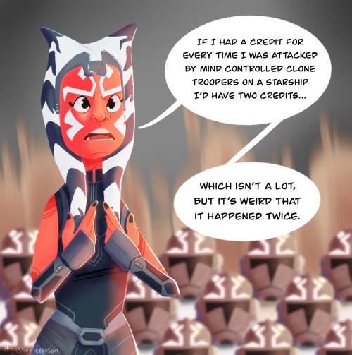 itsasimplereason: Been thinking about Ahsoka’s life and just how wild it is redbubble || 