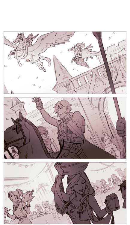 acetactician:CHROM DOES THE THING PT 1!!!!!!!!!collab btwn rynn and me, i inked/blocked in her GORGE