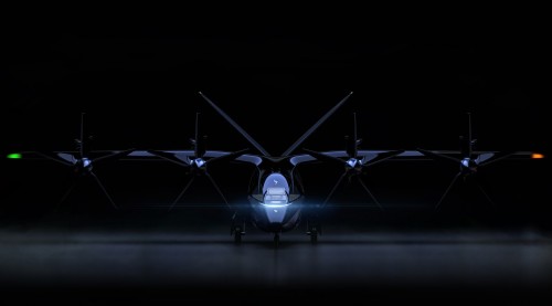 VX4 eVTOL Aircraft by Vertical Aerospace and Leonardo