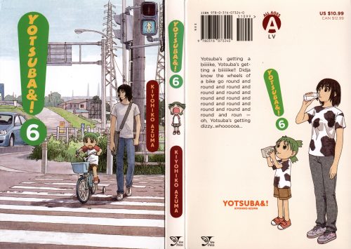 briansandstorm:Yotsuba&! Volumes 1-10 manga covers 