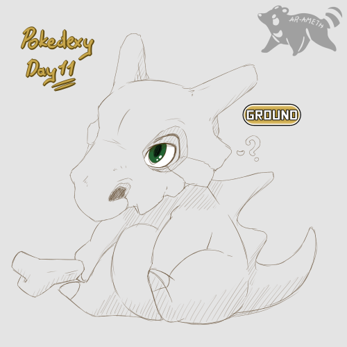 #POKEDDEXY Day 11: Favorite Ground typeCubone