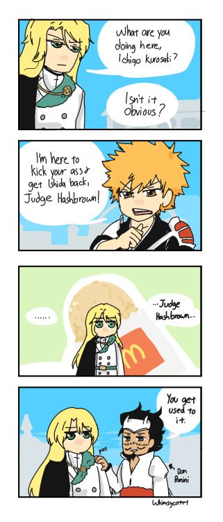 Ichigo being bad with names was one of my favorite recurring jokes in Bleach.