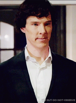 see-but-do-not-observe:  Look at how smug and confident he was when he entered the restaurant… But the moment he saw John for the first time after two years he turned into a nervous puppy. Sherlock Holmes was actually stunned for a moment, 