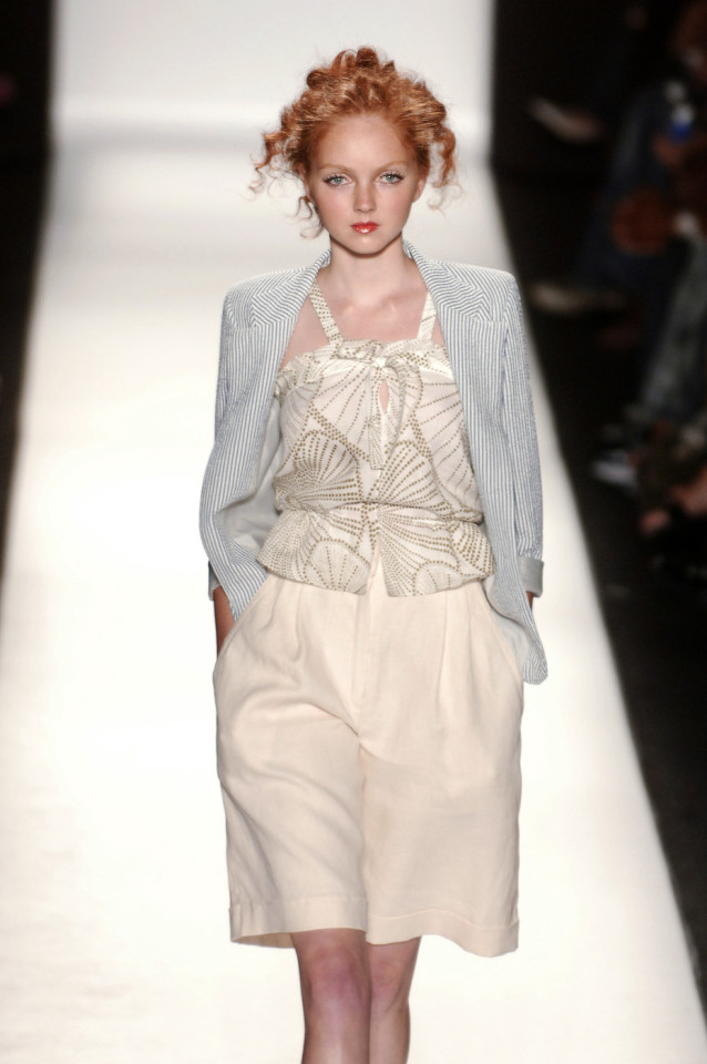 Lily Cole @ Luca Luca Spring/Summer, 2006 Ready-to-Wear #lily cole#luca luca#uploaded